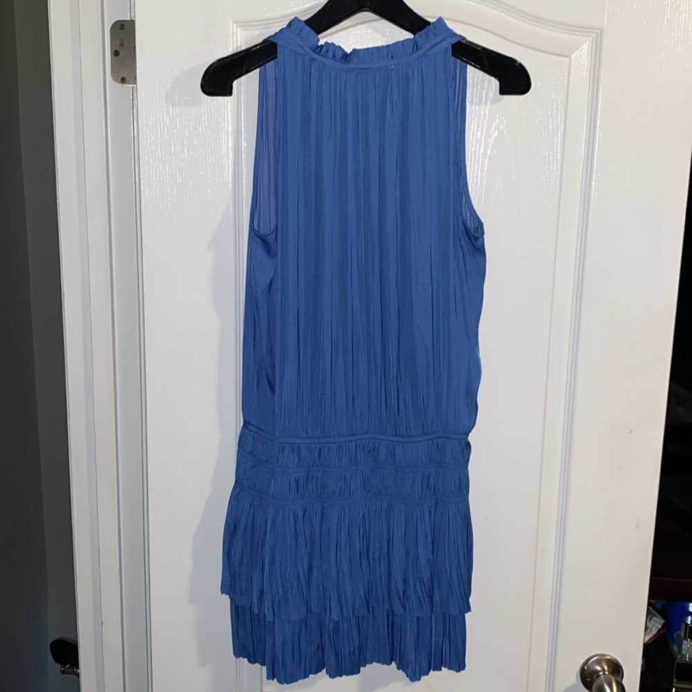 pookie and sebastian Elegant Blue Mini Dress - Picture 8 of 11